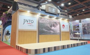 日本觀光局VISIT JAPAN攤位 帶你一起「慢活日本」，還有抽獎活動